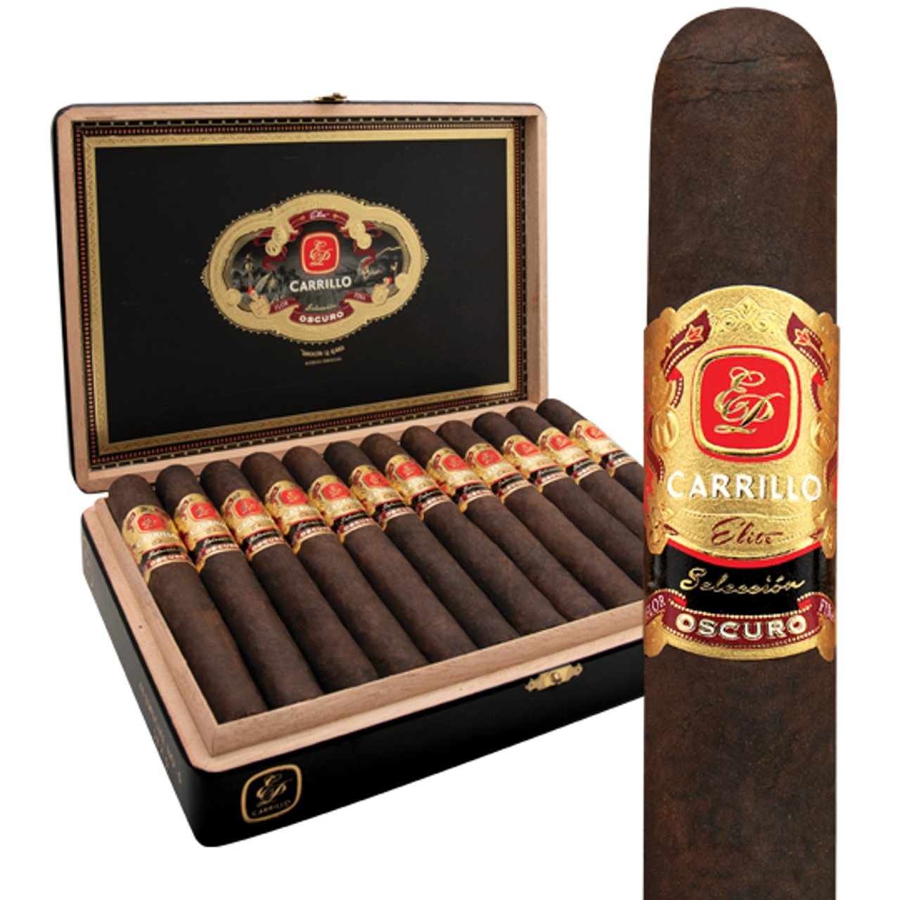 E.P. 卡里洛奥斯库罗特选特选 6号 (6 x52) (20支/盒)
E.P. CARRILLO Seleccion Oscuro (ELITE SERIES) Especial No.6